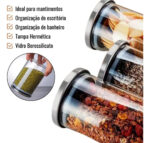 POTE HERMETICO DE BOROSSILICATO 750ML GRANDE - Imagem 2