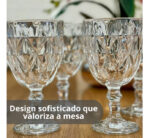 TAÇAS DE VIDRO DIAMOND 320ML PAI - Imagem 7