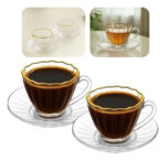 CJ DUAS XICARAS BORDA DE OURO - Imagem 3