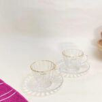 CJ DUAS XICARAS BORDA DE OURO - Imagem 5