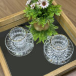 CJ DUAS XICARAS BORDA DE OURO - Imagem 7