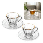 CJ DUAS XICARAS BORDA DE OURO