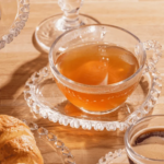 Xícara de chá com Pires de cristal CORAÇÃO 170ml - Imagem 6