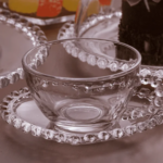 Xícara de chá com Pires de cristal CORAÇÃO 170ml - Imagem 9